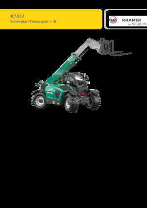 Телескопічні навантажувачі Kramer KT457