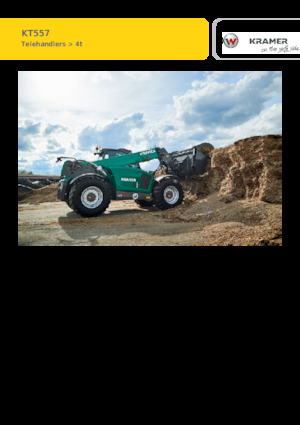 Телескопічні навантажувачі Kramer KT557