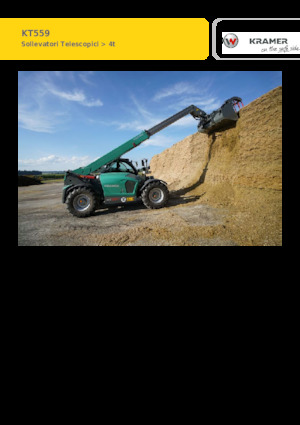 Телескопічні навантажувачі Kramer KT559