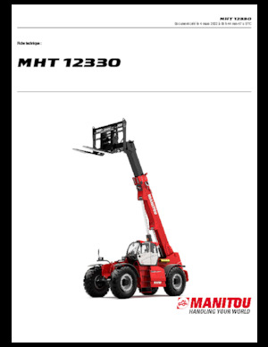 Телескопічні навантажувачі Manitou MHT 12330
