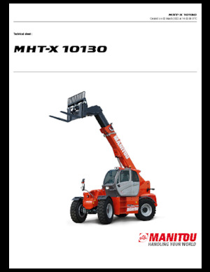 Телескопічні навантажувачі Manitou MHT-X 10130
