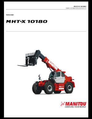 Телескопічні навантажувачі Manitou MHT-X 10180