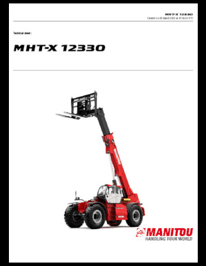 Телескопічні навантажувачі Manitou MHT-X 12330