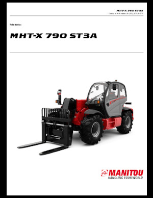 Телескопічні навантажувачі Manitou MHT-X 790 ST3A