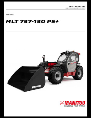 Телескопічні навантажувачі Manitou MLT 737-130 PS