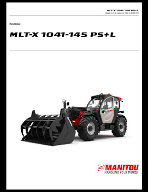 Телескопічні навантажувачі Manitou MLT-X 1041-145 PS+L