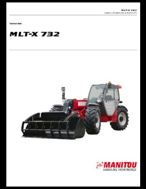 Телескопічні навантажувачі Manitou MLT-X 732