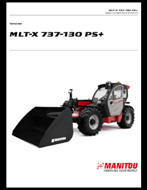 Телескопічні навантажувачі Manitou MLT-X 737-130 PS+