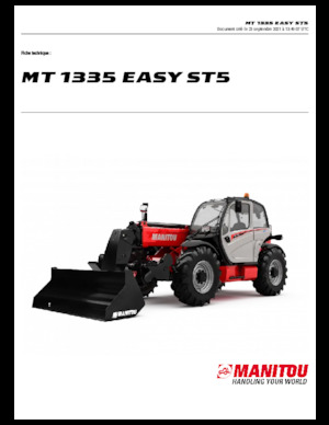 Телескопічні навантажувачі Manitou MT 1335 easy