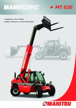 Телескопічні навантажувачі Manitou MT 620