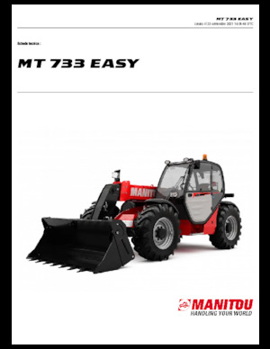 Телескопічні навантажувачі Manitou MT 733 EASY Standard (STV)