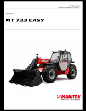 Телескопічні навантажувачі Manitou MT 733 EASY Standard (STV)