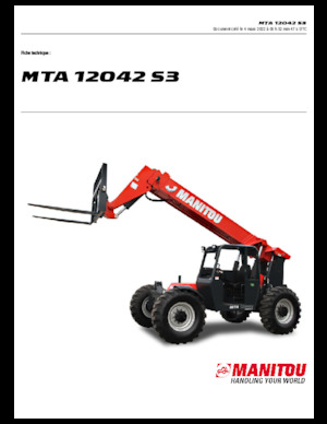 Телескопічні навантажувачі Manitou MTA 12042 S3