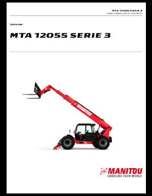 Телескопічні навантажувачі Manitou MTA 12055
