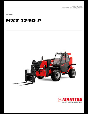 Телескопічні навантажувачі Manitou MXT 1740 P