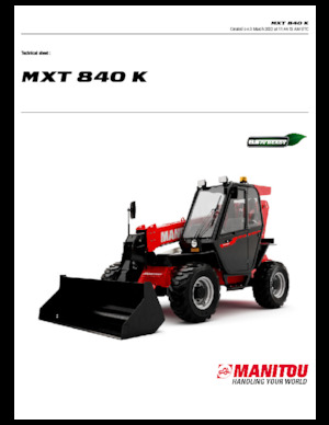 Телескопічні навантажувачі Manitou MXT 840 K