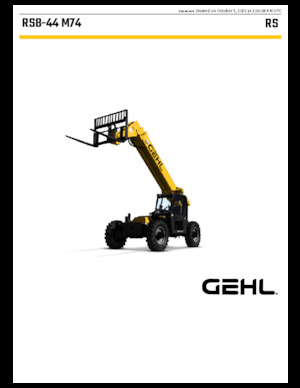 Телескопічні навантажувачі Gehl RS8-44 M74