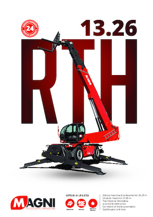 Телескопічні навантажувачі з верхньою будовою MAGNI RTH 13.26 SH