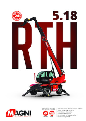 Телескопічні навантажувачі з верхньою будовою MAGNI RTH 5.18 Smart