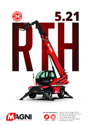 Телескопічні навантажувачі з верхньою будовою MAGNI RTH 5.21 Smart