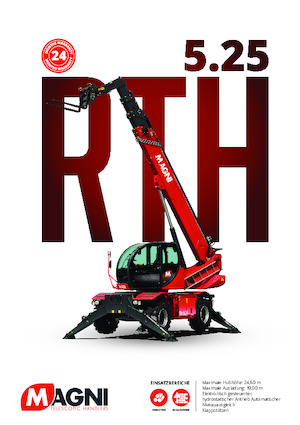 Телескопічні навантажувачі з верхньою будовою MAGNI RTH 5.25 Smart