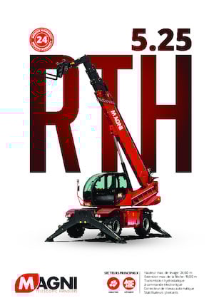 Телескопічні навантажувачі з верхньою будовою MAGNI RTH 5.25 SH