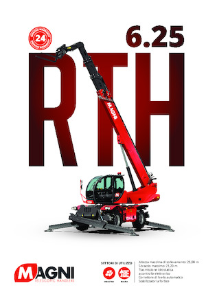 Телескопічні навантажувачі з верхньою будовою MAGNI RTH 6.25 SH
