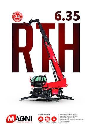 Телескопічні навантажувачі з верхньою будовою MAGNI RTH 6.35 SH