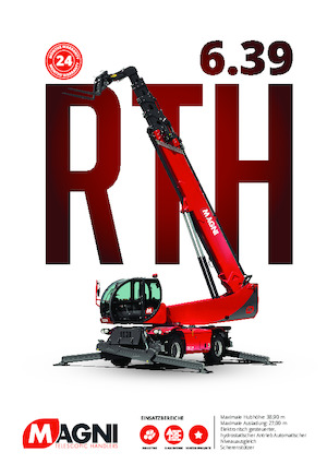 Телескопічні навантажувачі з верхньою будовою MAGNI RTH 6.39 SH