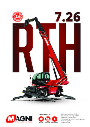 Телескопічні навантажувачі з верхньою будовою MAGNI RTH 7.26 SH