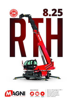 Телескопічні навантажувачі з верхньою будовою MAGNI RTH 8.25 SH