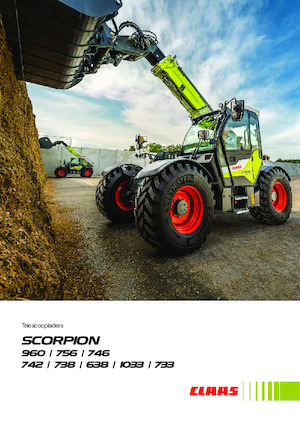 Телескопічні навантажувачі Claas Scorpion 738