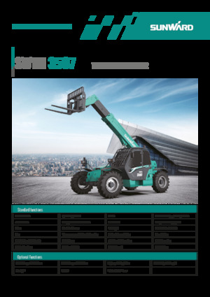 Телескопічні навантажувачі Sunward SWTH 3507