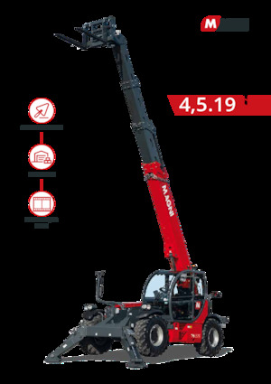 Телескопічні навантажувачі MAGNI TH 4,5.19