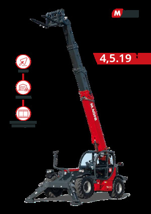Телескопічні навантажувачі MAGNI TH 4,5.19