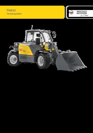Телескопічні навантажувачі Wacker Neuson TH412