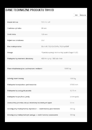 Телескопічні навантажувачі Caterpillar TH417D