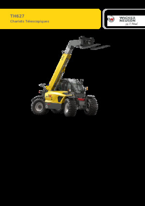Телескопічні навантажувачі Wacker Neuson TH627