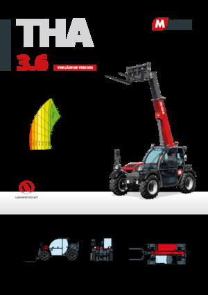 Телескопічні навантажувачі MAGNI THA 3.6