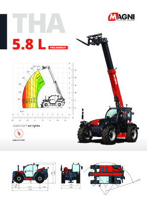 Телескопічні навантажувачі MAGNI THA 5.8 L