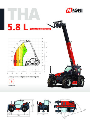 Телескопічні навантажувачі MAGNI THA 5.8 L
