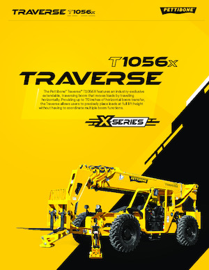 Телескопічні навантажувачі Pettibone Traverse T1056X