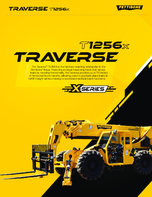 Телескопічні навантажувачі Pettibone Traverse T1256X
