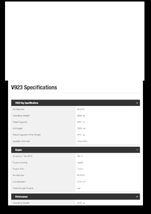 Телескопічні навантажувачі Bobcat VersaHANDLER V923