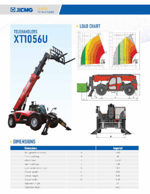 Телескопічні навантажувачі XCMG XT1056U
