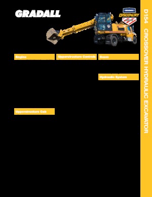 Телескопічні екскаватори Gradall D154