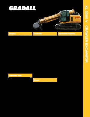 Телескопічні екскаватори Gradall XL 3200 V