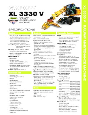 Телескопічні екскаватори Gradall XL 3330 V