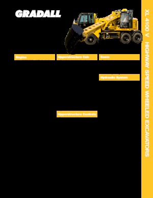 Телескопічні екскаватори Gradall XL 4100 V