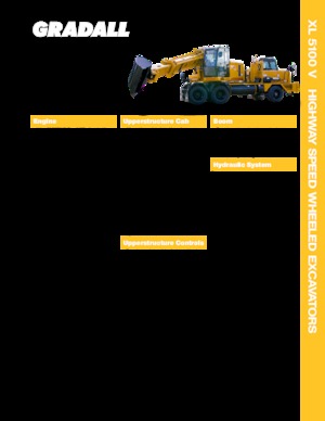 Телескопічні екскаватори Gradall XL 5100 V